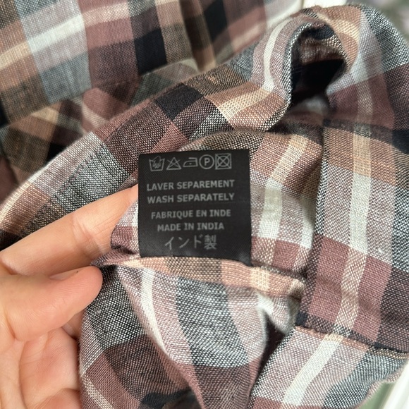 Isabel Marant linen plaid blouse - Picture 6 of 6